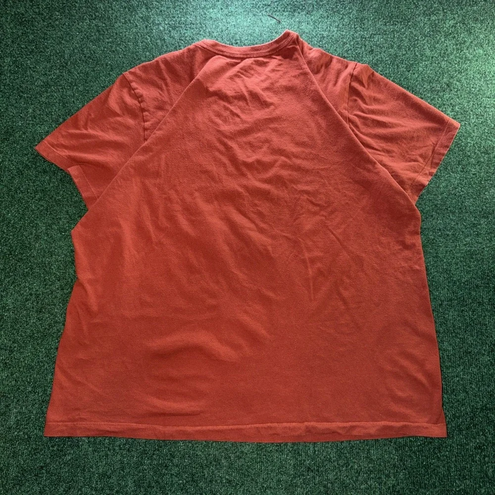 Nike Sole Synergy Graphic T Shirt Men's Size 2XL Orange T (check Measurements)